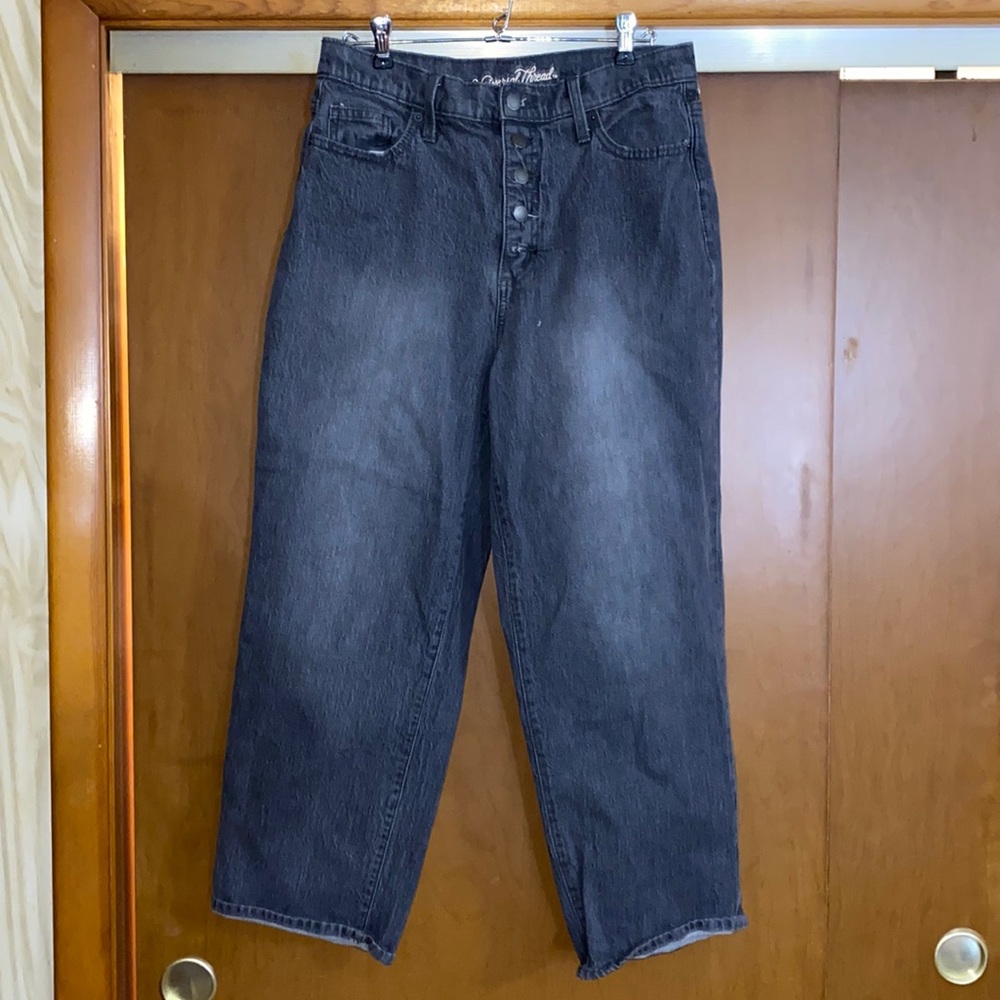 Universal Threads Black Button Fly Jeans